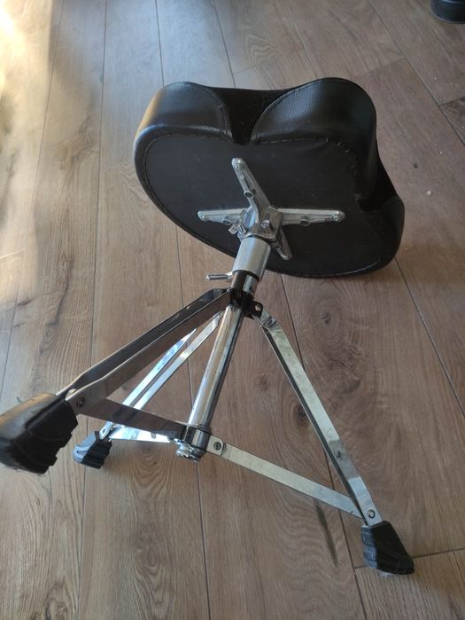 Stołek perkusyjny motocyklowy welur