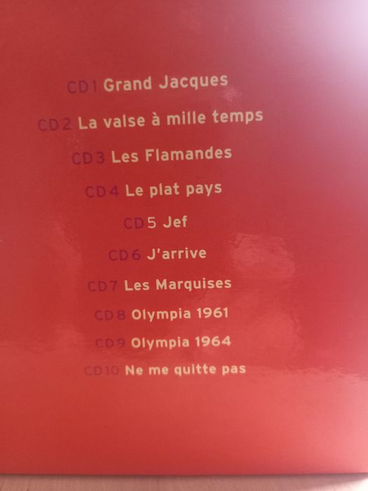 Cd's Jacques Brel