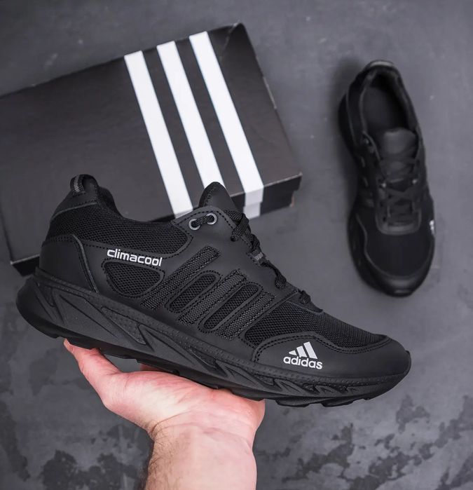 Кроссовки adidas climacool черные летние, мужские адидас
