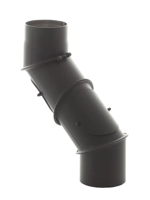 Kolano regulowane do pieca fi 160 , wyciag spalin , komin