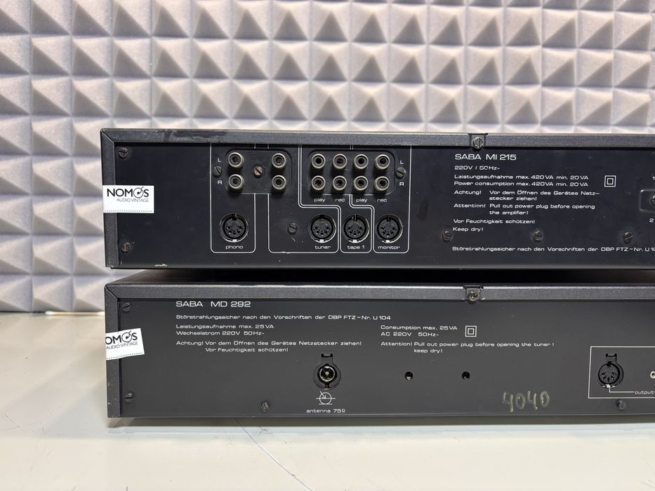 Wzmacniacz Saba MI 215 + Tuner Saba MD 292