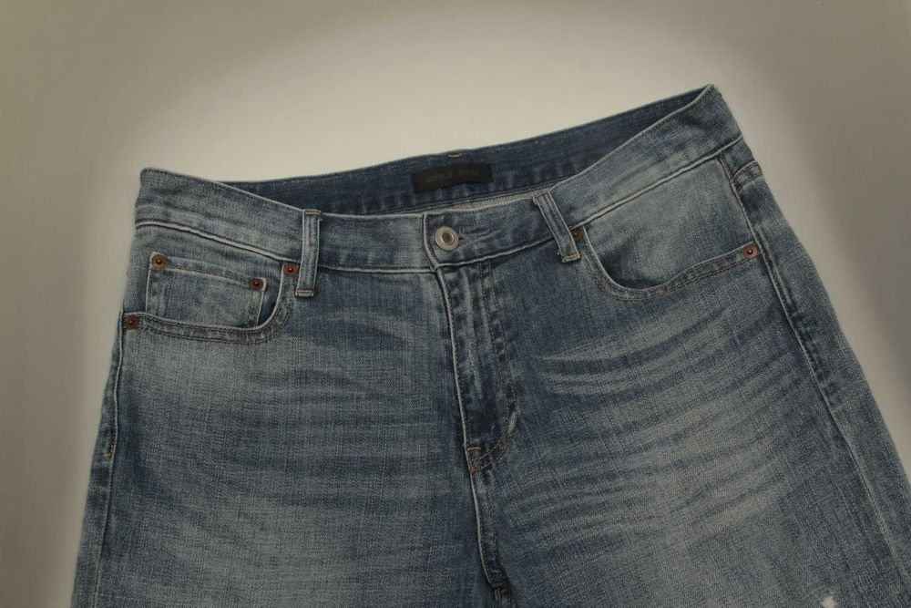 Uniqlo Slim Boyfriend 5 (29-30) джинсы из японского сукна  хлопка