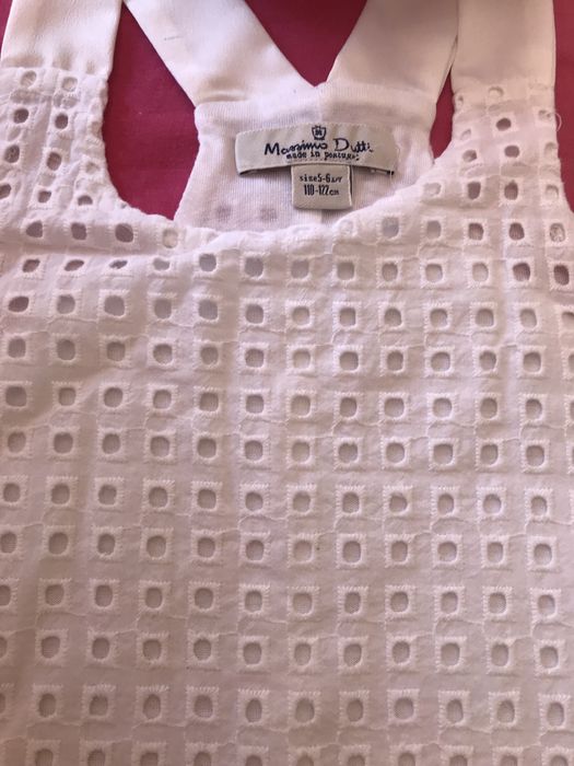 Vestido massimo Dutti menina 5-6 anos