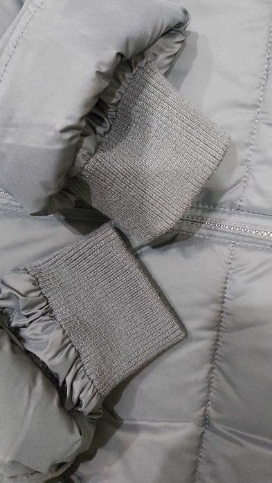 Турция! р.50 пуховик мех шиншила