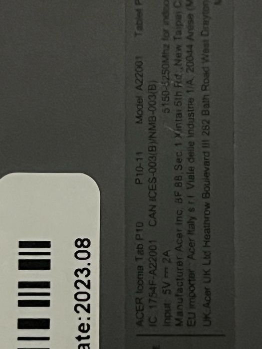 Acer Iconia Tab P10-11 A22001