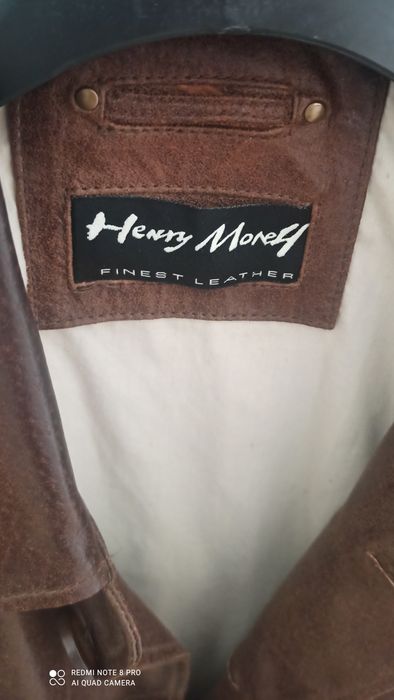 Skórzana kurtka męska Henry Money