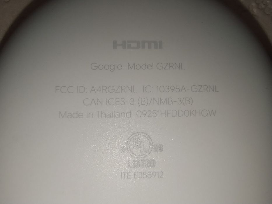 Медіаплеєр Google Chromecast with Google TV 4K (GZRNL)