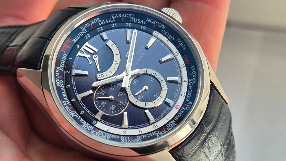 Orient Star - World Time - Duża linia - 43mm - Stan perfekcyjny !