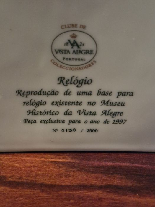 Relógio vista alegre