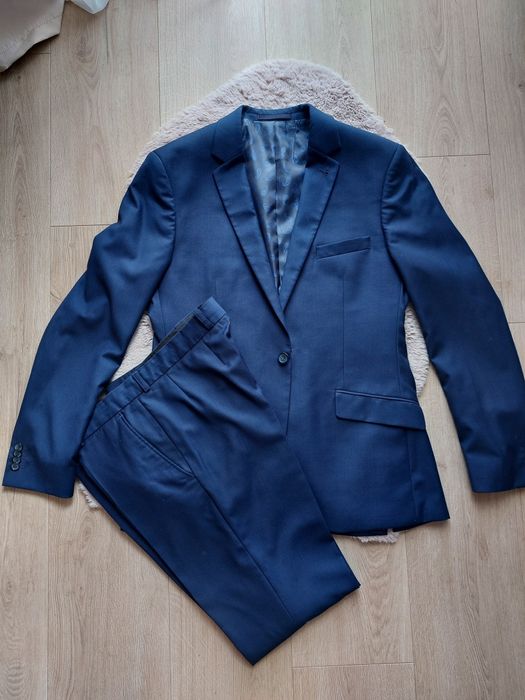 Garnitur komplet granatowy 182/104/90