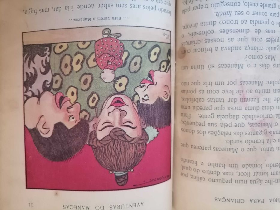 Raríssimo STUART Aventuras do Manecas 1916 c/6 Ilustrações de STUART