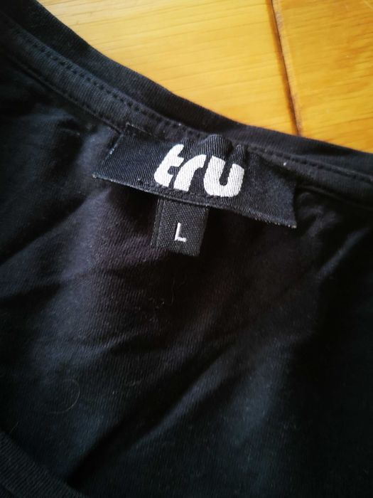 TRU czarny t-shirt r. 40/L