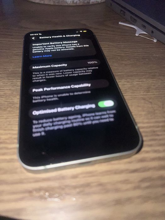 Iphone 12  bateria 100%
