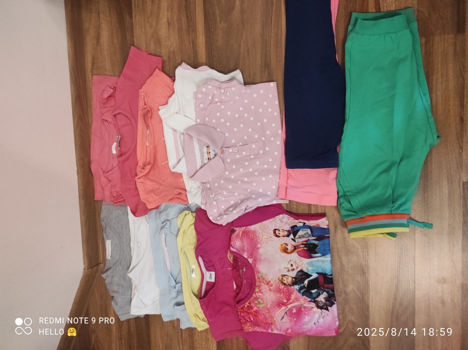 Duża paczka ubrań dla dziewczynki