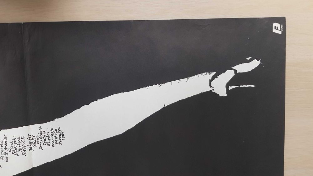 Oryginalny Plakat Filmowy Wirujący Seks Dirty Dancing Wasilewski 1989