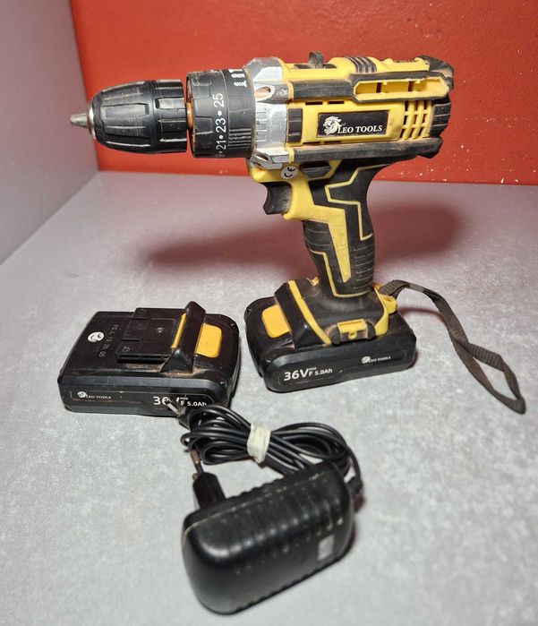 Wiertarko-wkrętarka akumulatorowa Leo Tools Lithium Electric Drill+ 2x Aku