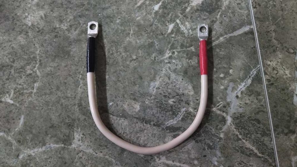 Кабель ПВ-3(10, 16, 25мм) з наконечниками для під'єднання АКБ, інв