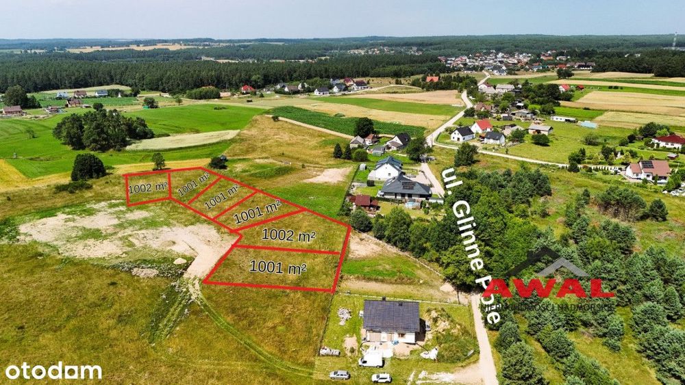 okazja ! działki budowlane Leśniewo blisko lasu