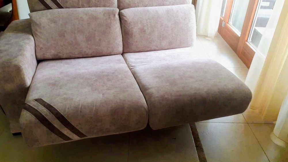 Sofá modular com chaise longue