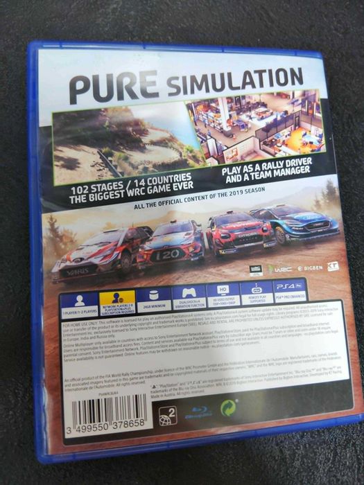 WRC 8 PS4 Polskie napisy są w grze