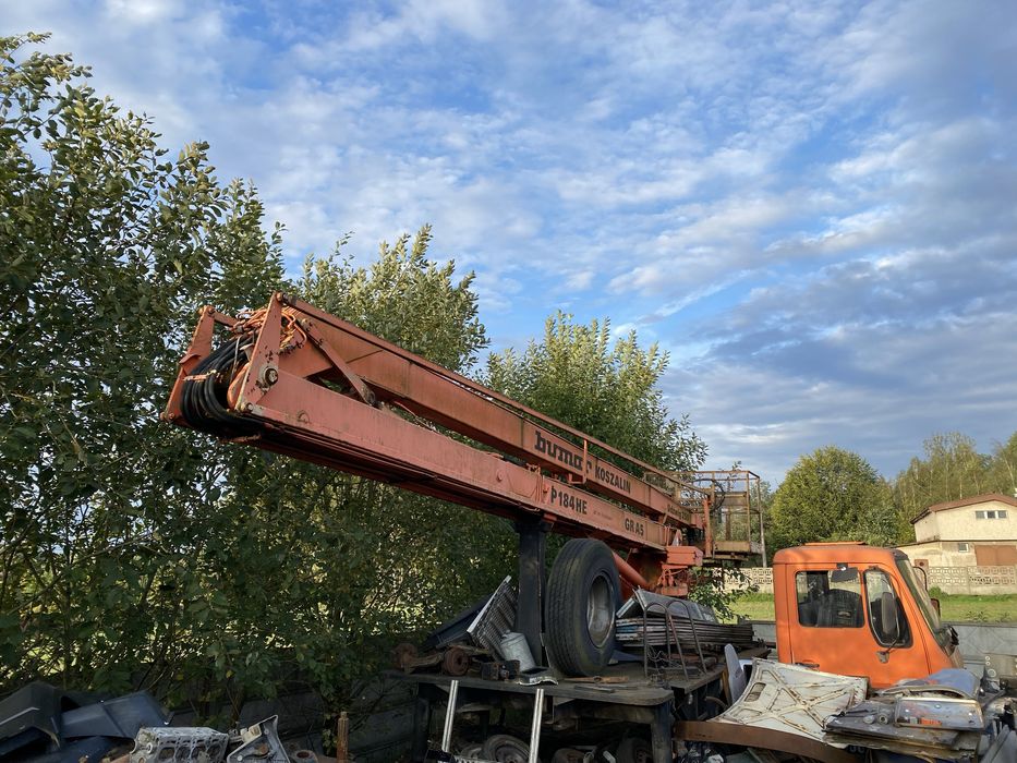 Podnośnik Bumar PMO 184 HE Możliwość montażu MAN 4x4