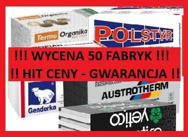 Styropian elewacyjny posadzkowy XPS - !!! 50 FABRYK !!! - trans Polska