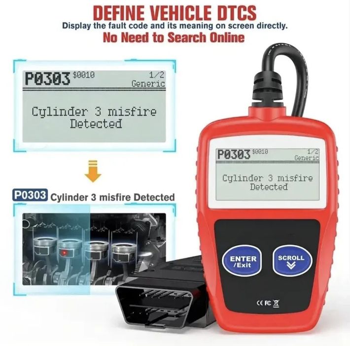 Obd2 Leitor de diagnóstico automóvel