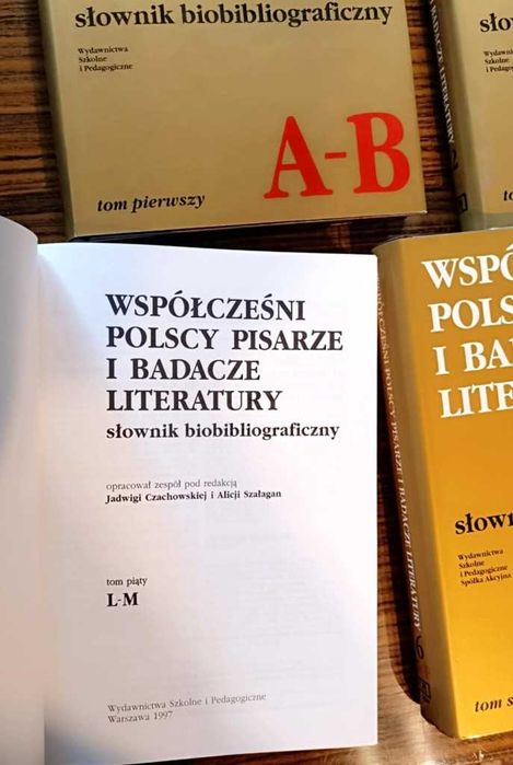 Współcześni polscy pisarze i badacze literatury / 1-9 KOMPLET / BDB