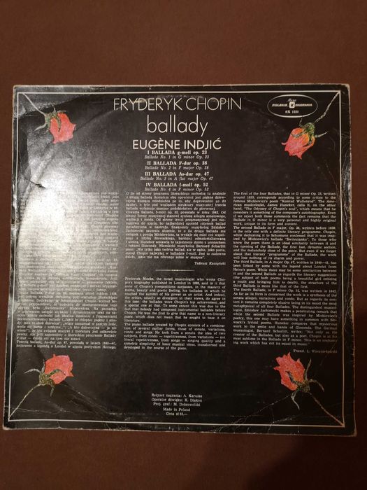 Fryderyk Chopin Eugène Indjic – Ballady