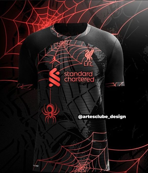 Spiderman x Liverpool футболка