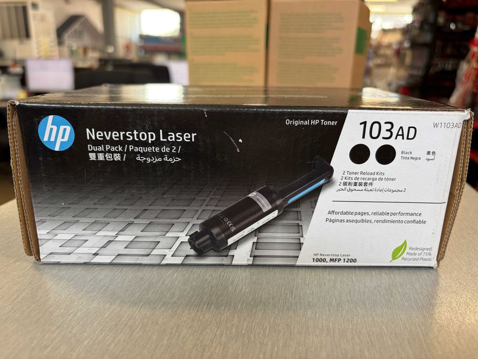 Toner czarny HP 103A (W1103AD) 2x oryginalny do drukarki HP Neverstop Laser