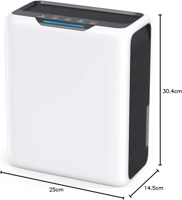 CONOPU Osuszacz powietrza 3000 ml, elektryczny osuszacz powietrza 30 m², podwójny półprzewodnik, tryb uśpienia 30 dB, funkcja automatycznego rozmrażan