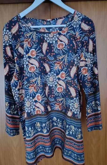 Blusa manga 3/4 estampada
