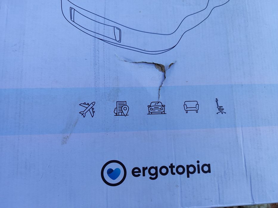 Ortopedyczna poduszka do siedzenia Ergotopia