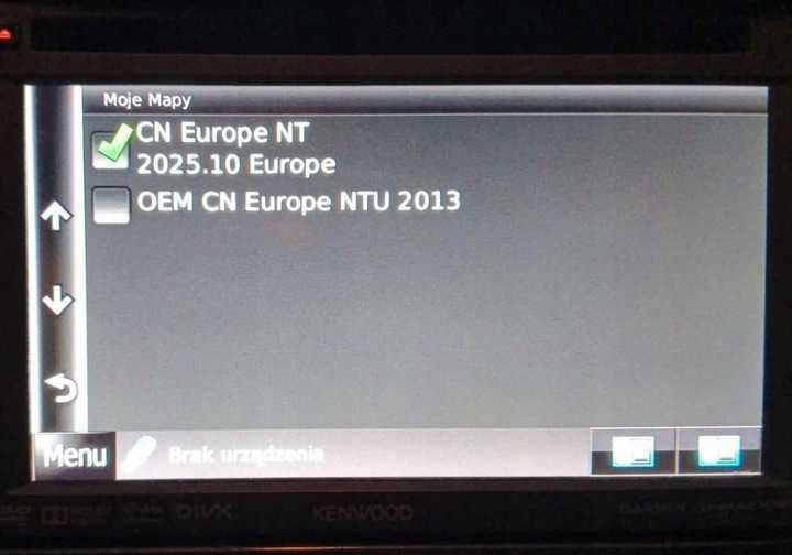 Mapa Kenwood DNX KNA Garmin Suzuki karta SD Europa Polska 2025