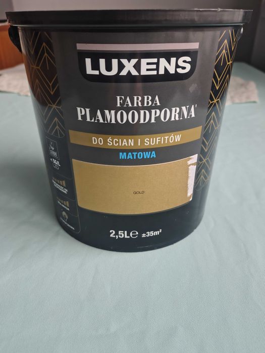 2x2.5 l Farba plamoodporna złoty