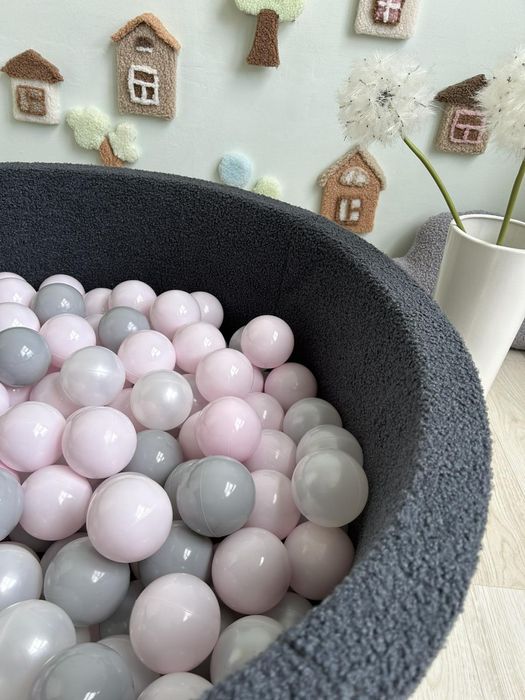 Сухой бассейн Тедди для детей с шариками и без. Басейн з кульками.