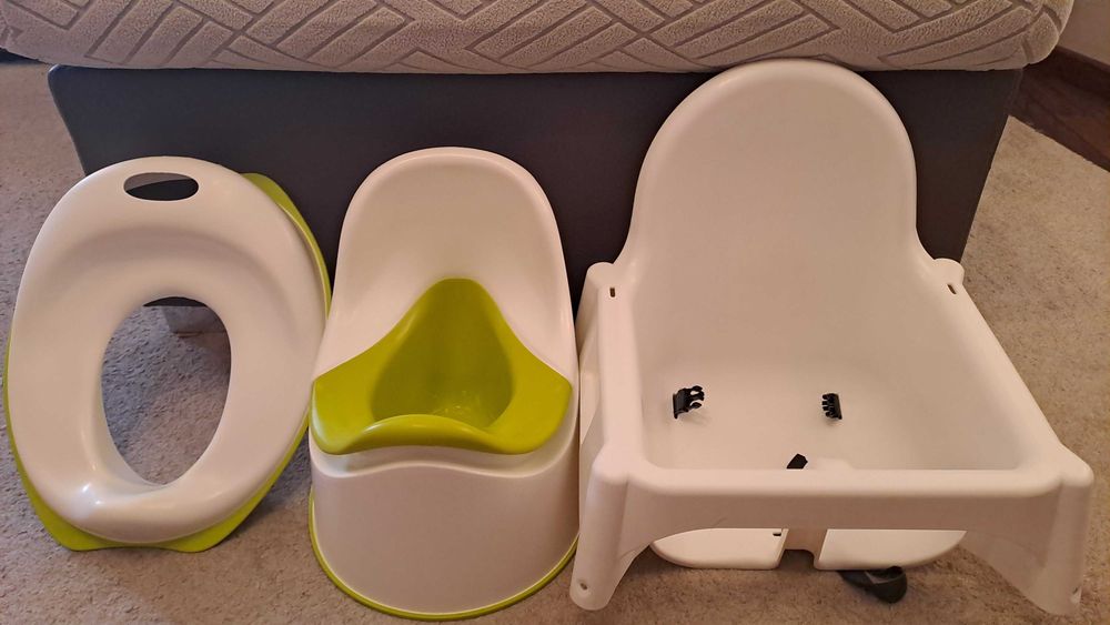 Krzesełko antilop, nocnik, nakładka na sedes Ikea