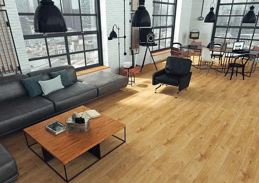Panele podłogowe laminowane SWISS KRONO Dąb Cascais D4582 AC5/8 mm