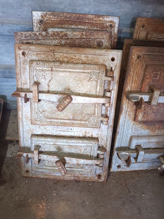 Drzwi od pieca, żeliwne. Starocie. Wędzarnia