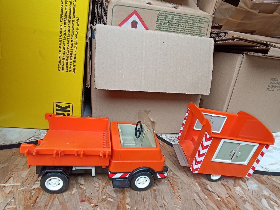 Stara zabawka Samochód ciężarowy Playmobil z przyczepą