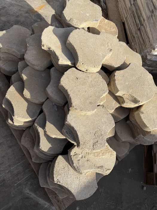 Palete de mosaicos em cimento