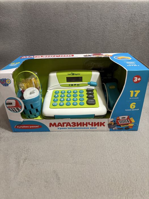 Дитячий касовий апарат Limo Toy з продуктами