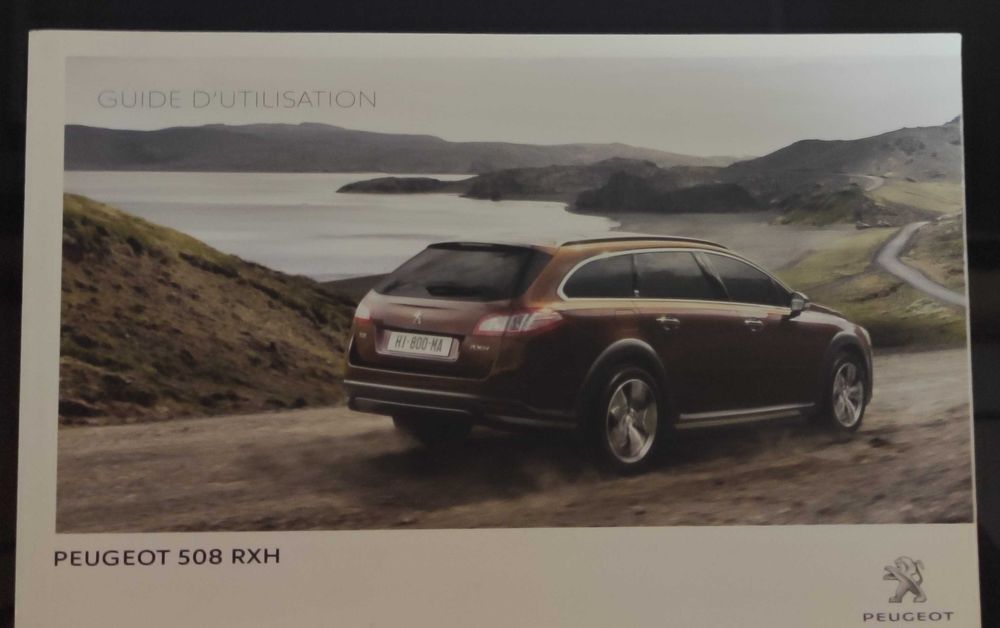 Manuais de Instrução Peugeot 508 RXH (Português e Francês)