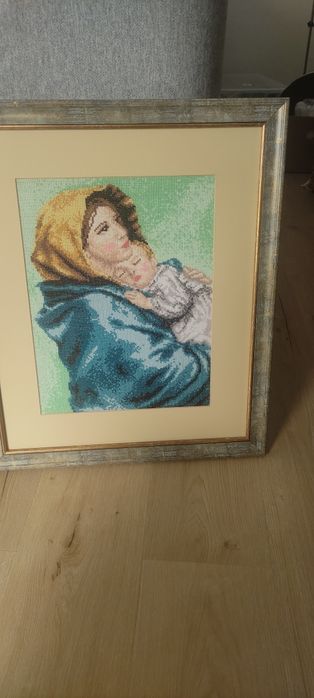Obraz wyszywany krzyżykowy