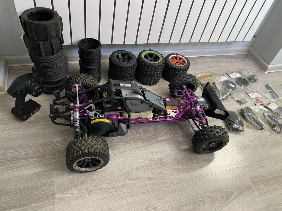 Hpi baja 1/5 spalinowy rc model samochodu Zestaw Okazja