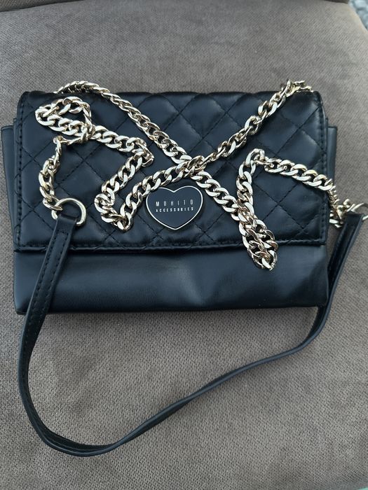 Torebka skórzana Mohito stan nowa