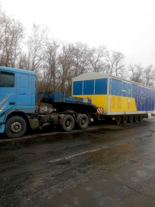 Оренда маніпулятора Київ. Перевезення МАФа кіоска битовки будинку