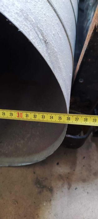 Tubo conduta spiro galvanizado 3000x360mm