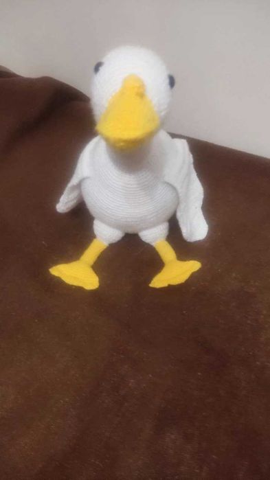 Recznie robiona na drutach torba